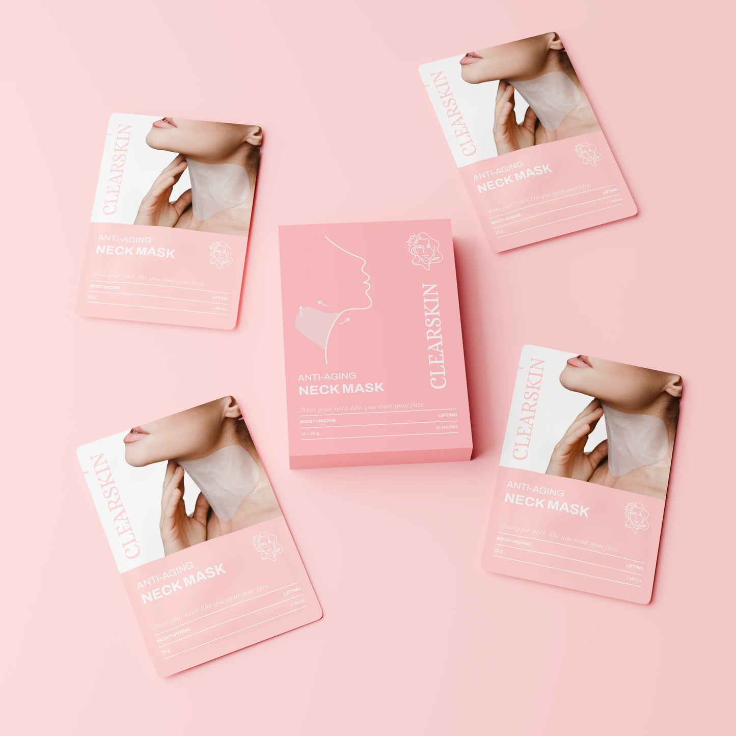 Anti-Aging Neckmask - 10 stk.
