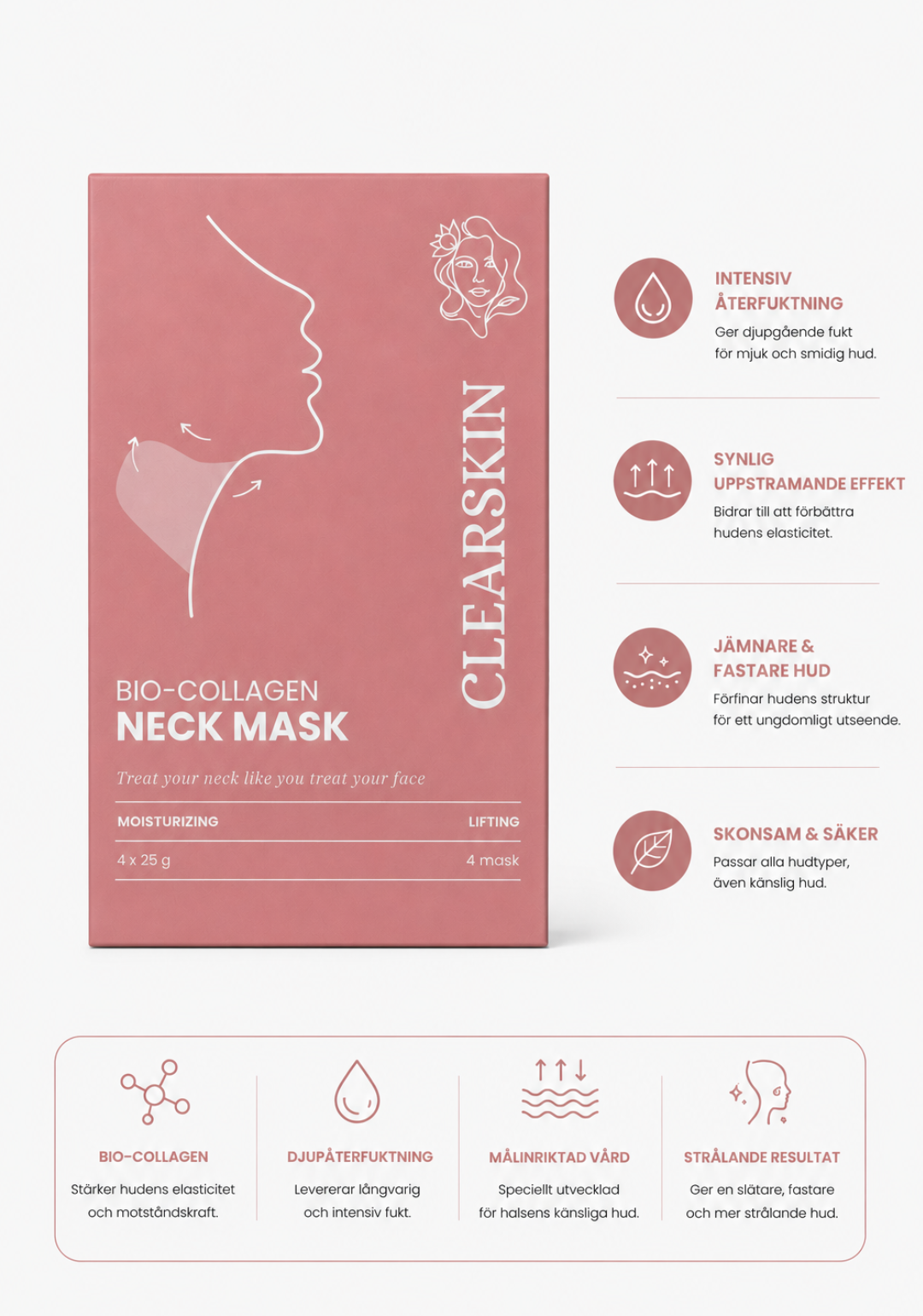 Anti-aging Halsmaske 2.0
